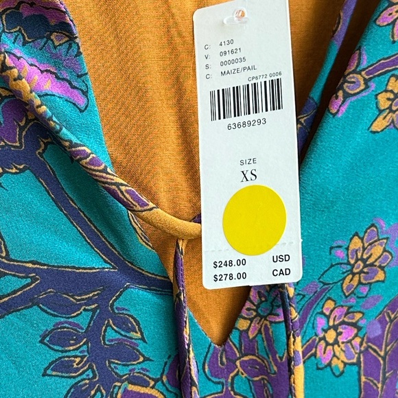 Anthropologie Multicolor Floral Long Sleeve Dress - Picture 6 of 11